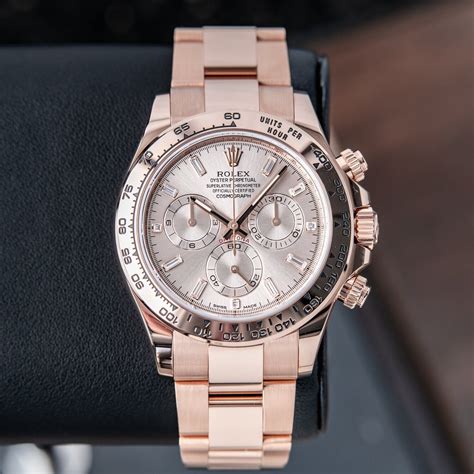 rolex rosa brillanti|Rolex Daytona Rose gold .